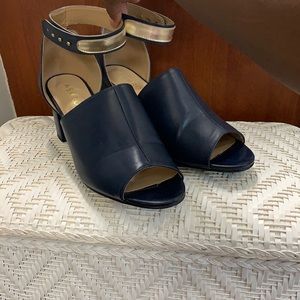 navy blue Ashro heels